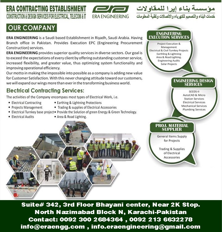 ERA ENGINEERING DESIGN AND SERVICES