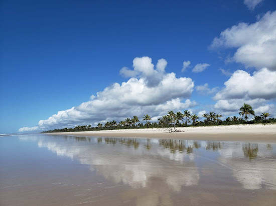 Praia da ilha de Comandatuba