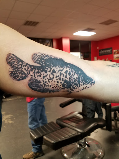 Explore meditation tattoo ideas, creative tattoo ideas in Crestview, available at Tommy Gunns Tattoo