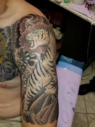 Explore cute bat tattoo ideas, creative tattoo ideas in Garland, available at Fine Line Tattoos