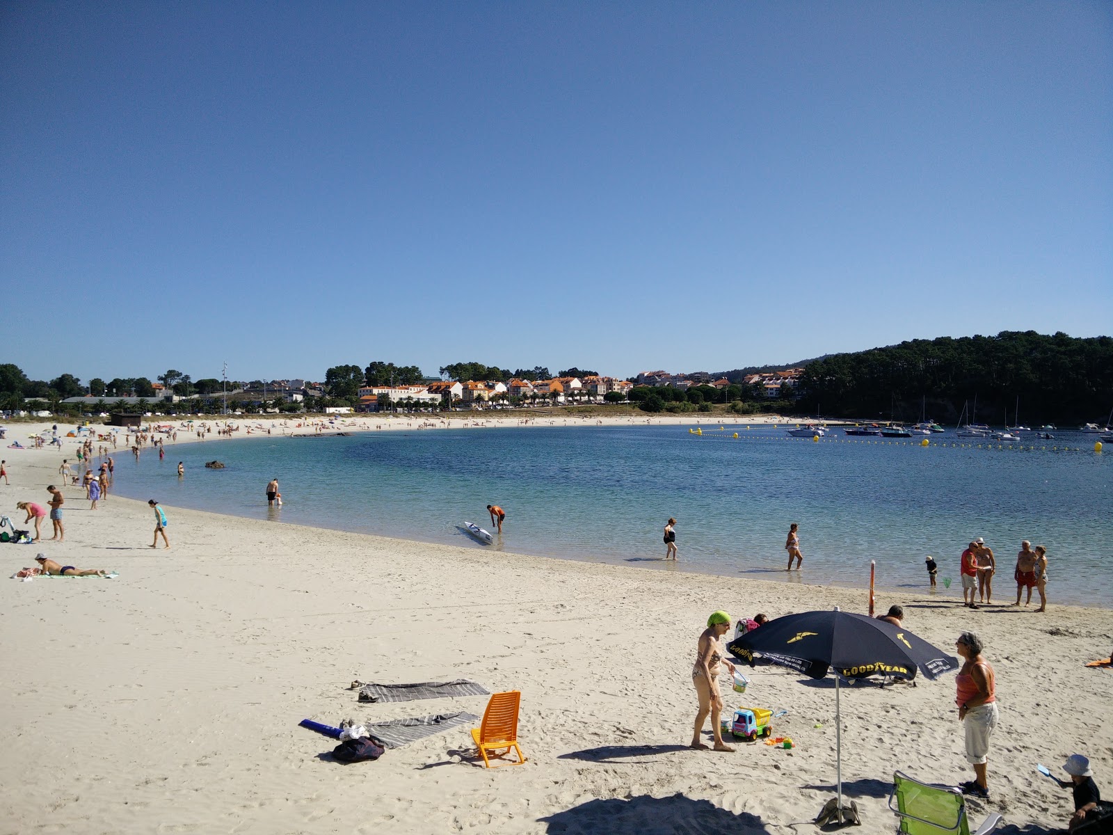 Foto av Baltar beach med rymlig bukt