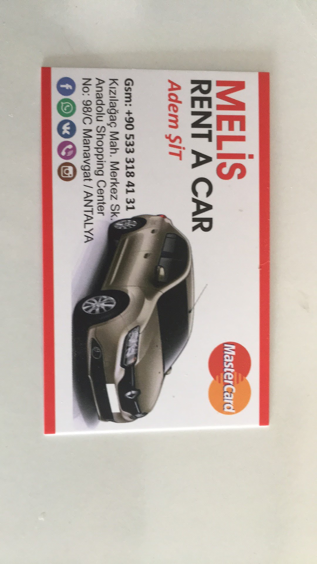 Kzlaa melis rent a car & souvenir