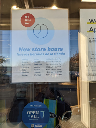 Clothing Store «Old Navy», reviews and photos, 11096 Bulloch Dr, Manassas, VA 20109, USA