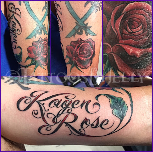 Explore ass tattoo ideas, creative tattoo ideas in San Angelo, available at Jellys Surly Skull, LLC