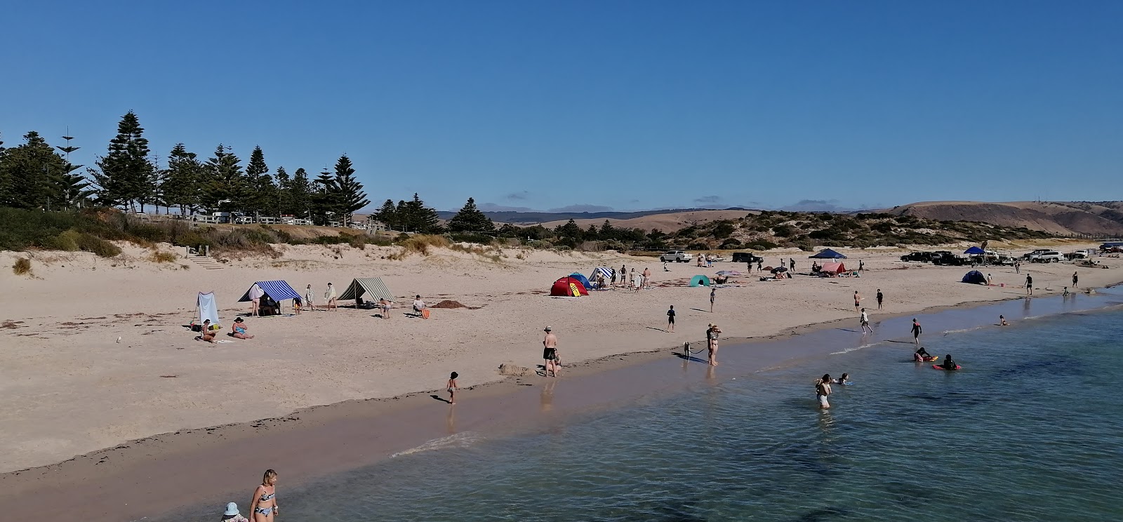 Normanville Beach的照片 具有非常干净级别的清洁度