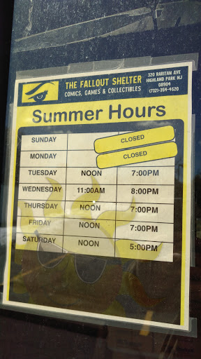 Comic Book Store «The Fallout Shelter: Comics, Games & Collectibles», reviews and photos, 320 Raritan Ave, Highland Park, NJ 08904, USA