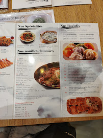 Gongfu nouilles à Choisy-le-Roi menu