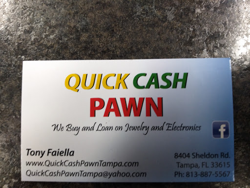Pawn Shop «Quick Cash Pawn & Jewelry», reviews and photos, 8404 Sheldon Rd, Tampa, FL 33615, USA