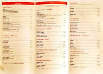 Restaurant indien NS Indian Food à Pontoise - menu / carte