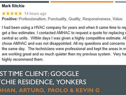Air Conditioning Repair Service «AMHAC», reviews and photos, 365 White Plains Rd, Eastchester, NY 10709, USA