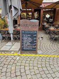 Carte du Café Rohan à Strasbourg