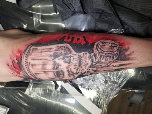 Explore mass effect tattoo ideas, creative tattoo ideas in Wenatchee, available at Rebels Tattoo Studio