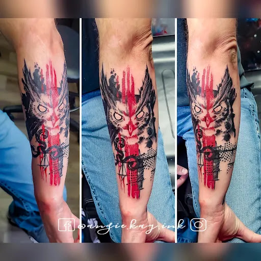 Explore simple horse tattoo ideas, creative tattoo ideas in Casper, available at Luna & Lotus Amethyst Ink Angie Kay