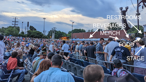 Amphitheater «Charlotte Metro Credit Union Amphitheatre», reviews and photos, 1000 North Carolina Music Factory Blvd, Charlotte, NC 28206, USA