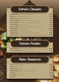 Menu / carte de Shahhi Mahal à Thionville