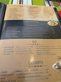 Restaurant indien Royal Kashmir (Issy les moulineaux) à Issy-les-Moulineaux - menu / carte