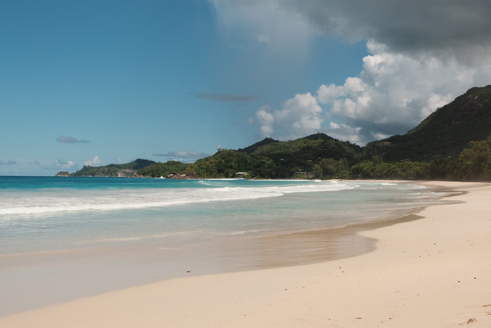 Photo of Grand Anse Beach with turquoise pure water surface
