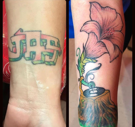 Find tattoo ideas for in between breast for your next unique tattoo in El Paso at Pumping Ink Tattoo Parlor