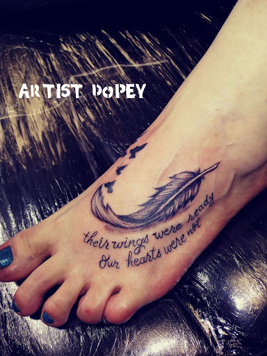 Explore brave tattoo ideas, creative tattoo ideas in Kearney, available at Babalus Professional Tattoo Studio