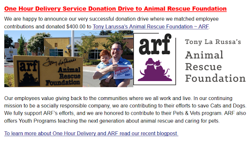 Delivery Service «One Hour Delivery Service», reviews and photos, 2920 Camino Diablo #100, Walnut Creek, CA 94597, USA