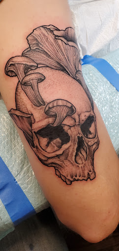 Explore heart surgery tattoo ideas, creative tattoo ideas in Peoria, available at Guerrilla Ink Tattoos