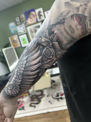 Explore small moon tattoo ideas, creative tattoo ideas in Stanton, available at Eclectic Art & Tattoo