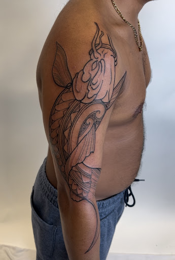 Explore playstation tattoo ideas, creative tattoo ideas in Honolulu, available at Black Palette Tattoo & Piercing
