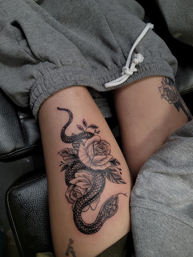 Explore small dragon tattoo ideas, creative tattoo ideas in Keansburg, available at Attractive Tattoo New Jersey Body Jewelry Outlet