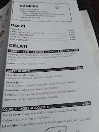 Carte du Pizzeria Vila Roma à Arcachon