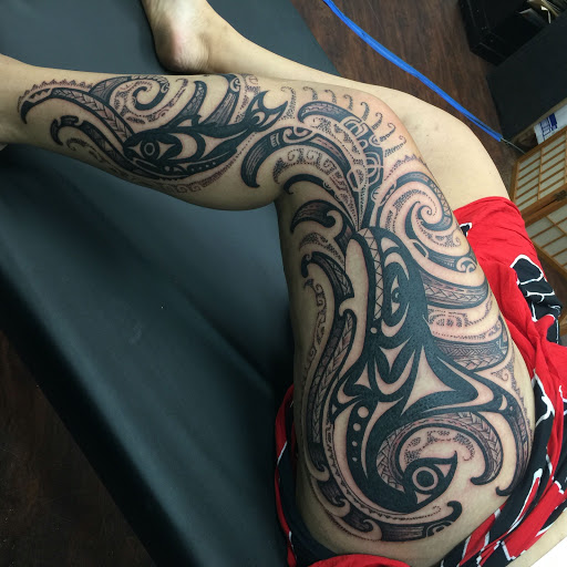 Explore family tree tattoo idea, creative tattoo ideas in Hilo, available at Native Flesh Tattoo