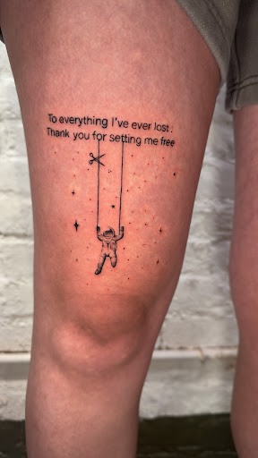 Explore 2 tattoo ideas, creative tattoo ideas in New York, available at In Due Time Tattoo