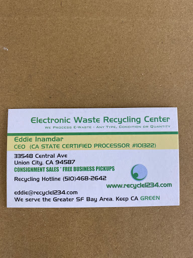 Recycling Center «E Waste Recycling Center», reviews and photos, 33548 Central Ave, Union City, CA 94587, USA