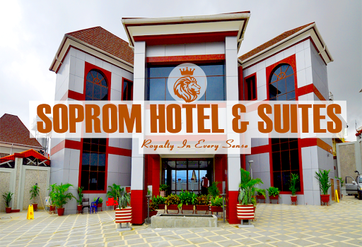 SOPROM HOTEL & SUITES LTD, 1 Ogbatuluenyi Drive, Federal Housing Estate 3-3 Onitsha North, 430213, Onitsha, Nigeria, Apartment Complex, state Anambra