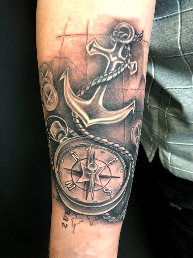 Explore full sleeve tattoo ideas for woman, creative tattoo ideas in Greenfield, available at Tattoos In Time Studio