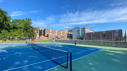 Stamford High school tennis court