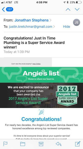 Plumber «Just-In-Time Plumbing», reviews and photos, 211 Ranger Dr, Buda, TX 78610, USA