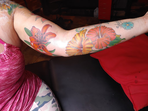 Explore powerpuff girl tattoo ideas, creative tattoo ideas in Chandler, available at 24 Hour Tattoo & Piercing