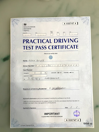 Reviews of A-Pass Driving in Northampton - Driving school