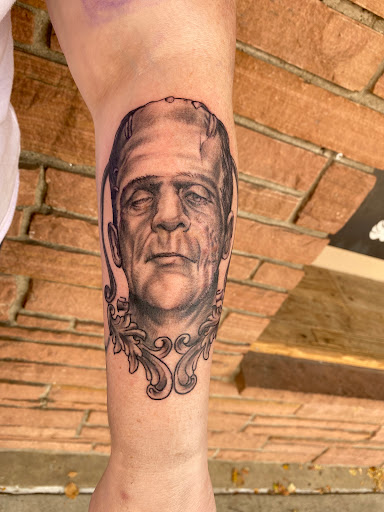 Explore hustler tattoo ideas, creative tattoo ideas in Golden, available at Allegoric Art