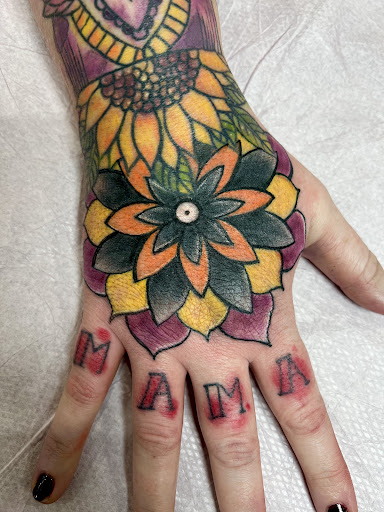 Explore serenity prayer tattoo ideas, creative tattoo ideas in Adrian, available at Good Life Tattoo Co.