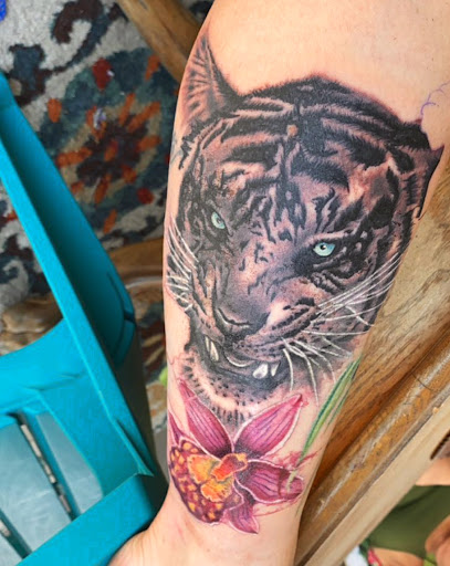 Explore name tattoos ideas, creative tattoo ideas in Mountain Home, available at Kustom Kreature Tattoo Studio