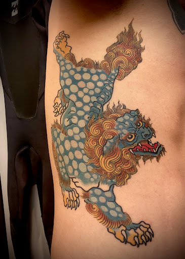 Find red indian tattoo ideas for your next unique tattoo in Georgetown at Iron Rite Tattoo South