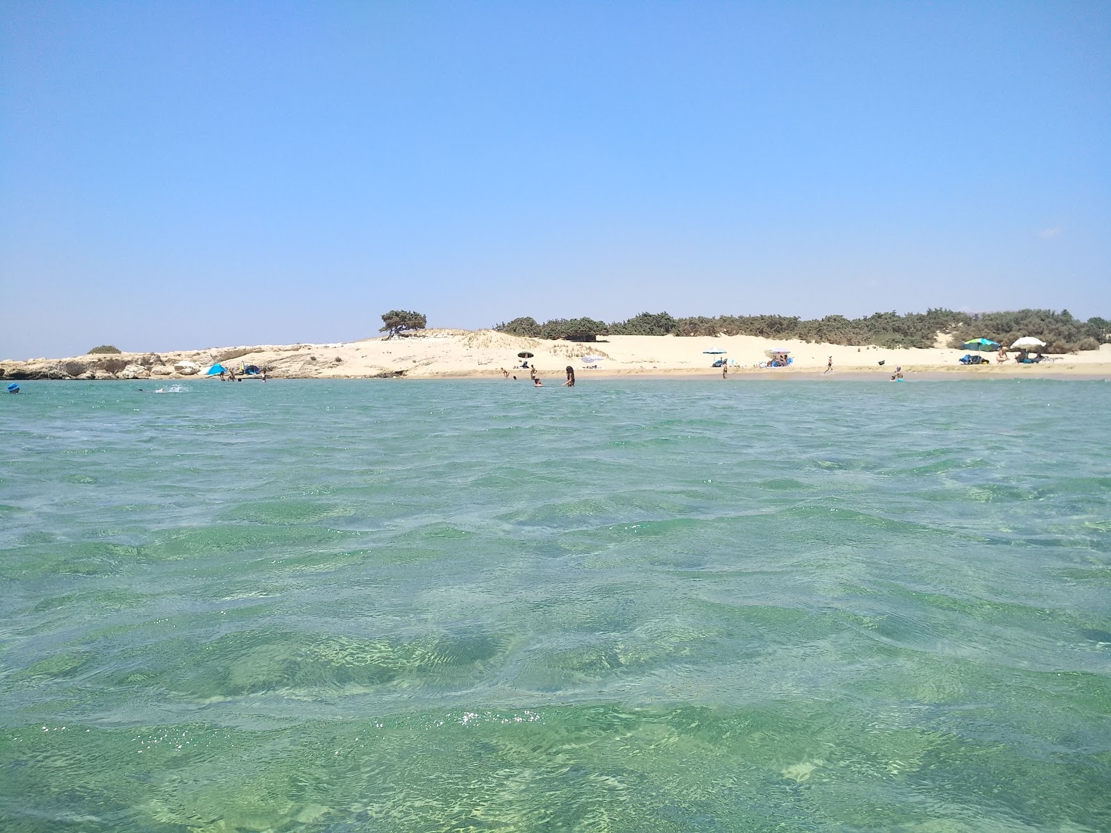 Foto de Praia de Pyrgaki - lugar popular entre os apreciadores de relaxamento