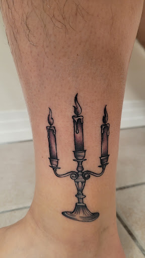 Explore simple goth tattoo ideas, creative tattoo ideas in Fullerton, available at EngineerInk Tattoo & Body Piercing