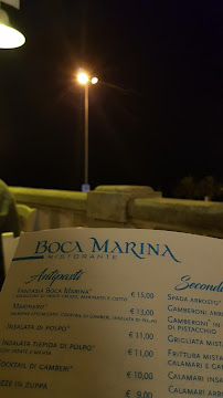 Carte du Boca Marina à Marina di Modica