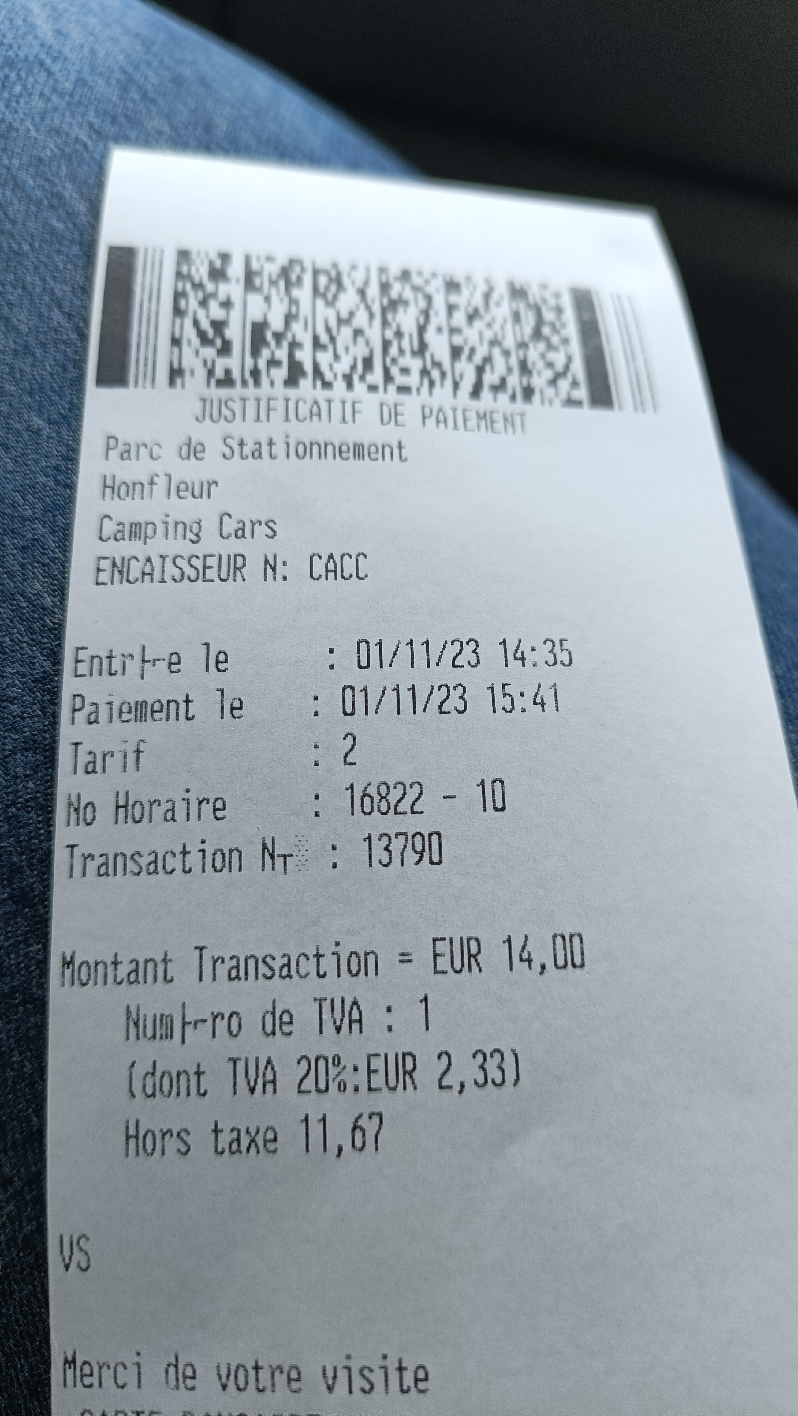 Photo n° 1 de l'avis de Aurore.o fait le 01/11/2023 à 14:54