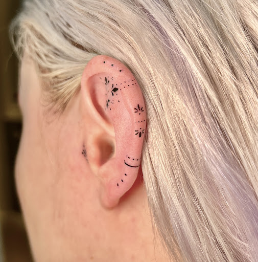 Explore 3 heart tattoo ideas, creative tattoo ideas in Wilmington, available at Rogue Tattoo Studio