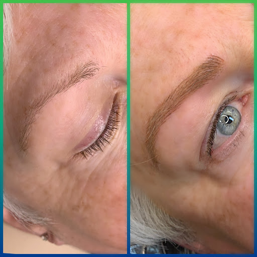 Explore family chest tattoo ideas, creative tattoo ideas in Peoria Heights, available at BeautiFULL Brows By Jen Microblading - Permanent Makeup Wild Honey Beauty Studio