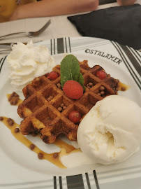 Gaufre de Bruxelles du Restaurant français Ostalamer à Saint-Jean-de-Luz - n°5