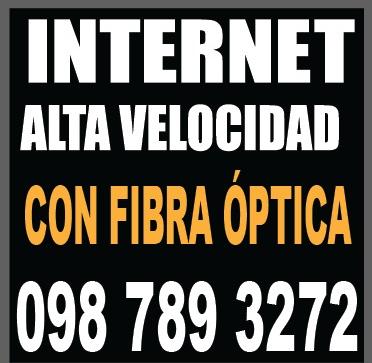 Internet alta velocidad fibra optica el arenal - Quito